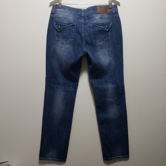 Esprit Tube Slim Denim G4107 Jeans Straight Leg 32/32 NWOT - Picture 2 of 12